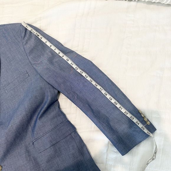 Southern Pines XL Blue Sport Coat Two Button Jacket 100% Cotton Easter Men’s - Picture 16 of 16